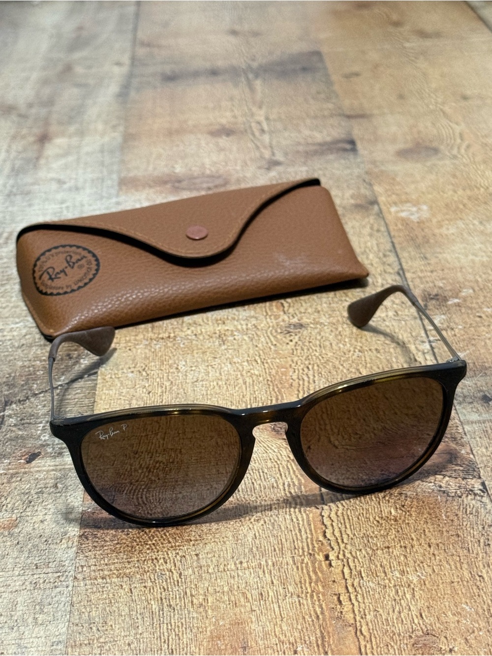 Ray-Ban RB4171 710/T5 Erika Polarized Gradient Lens Rubber 54mm